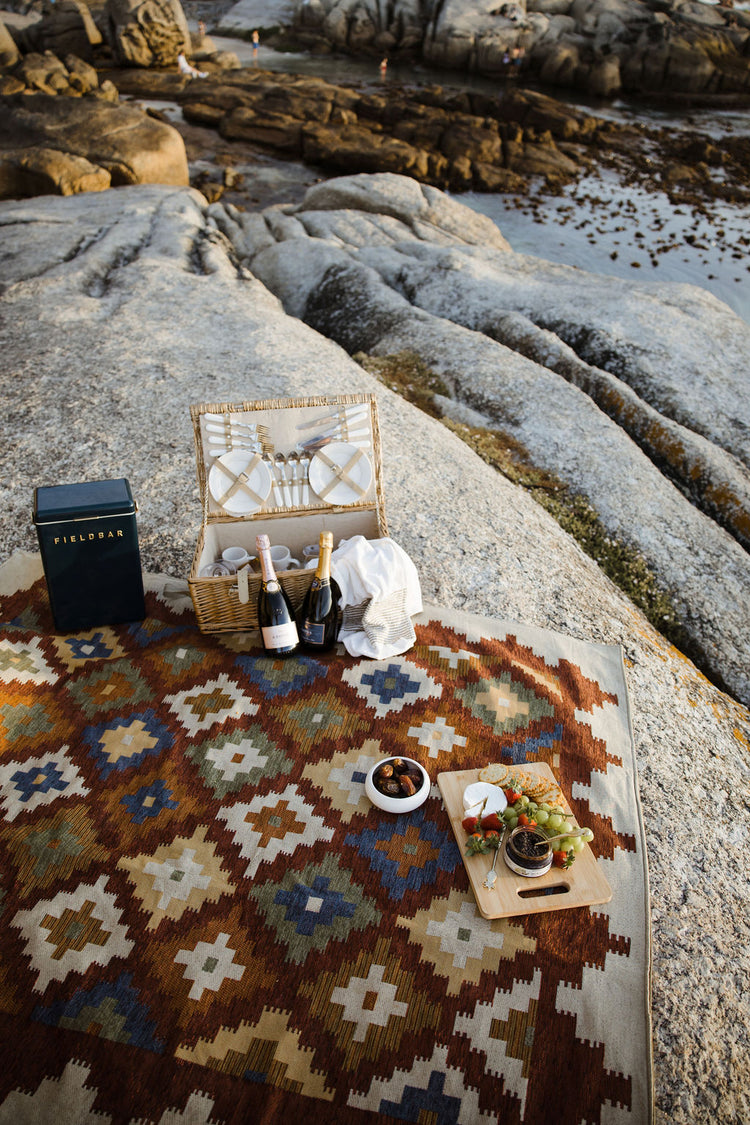 Picnic Kilim - Mud
