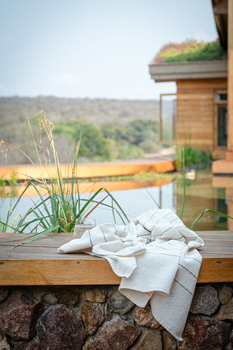 Malachite Bath Towel
