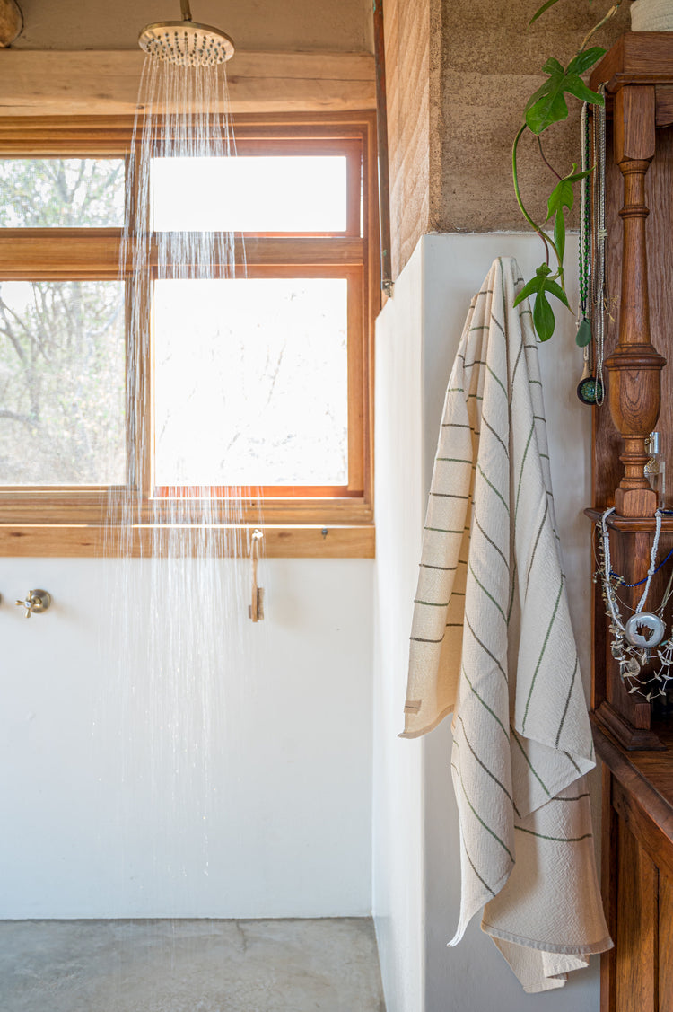 Malachite Bath Towel