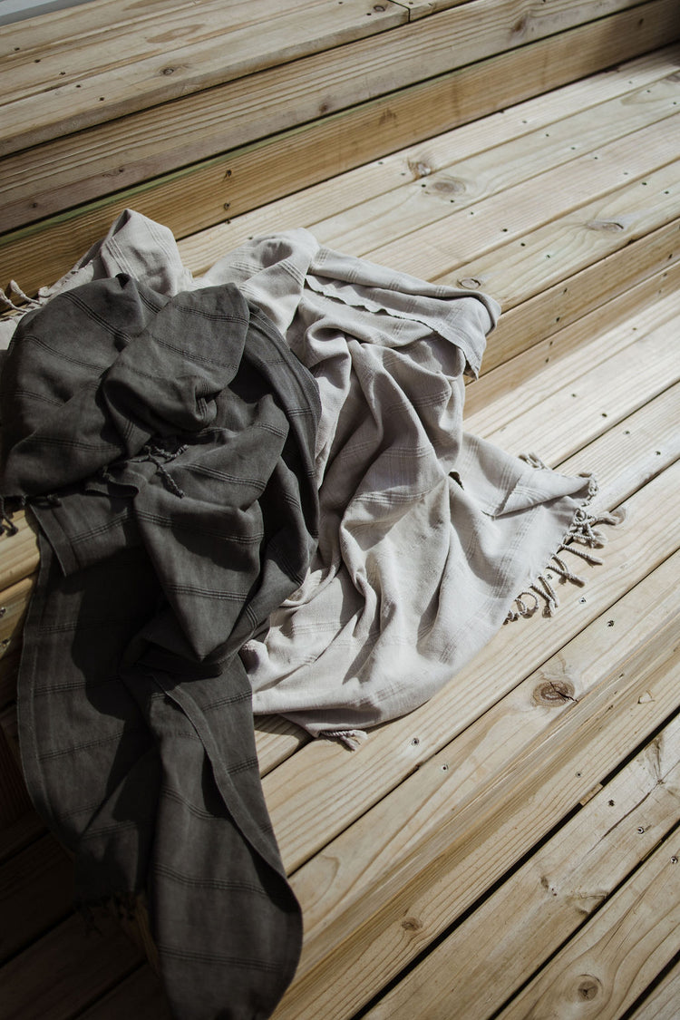 Stone Stonewashed Towel