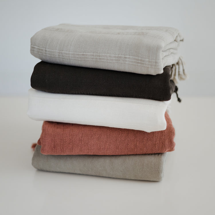 Plum Stonewashed Towel