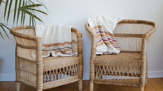 For our handwoven baby blankets...
