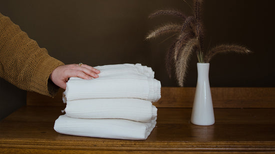 For our stonewashed towels...